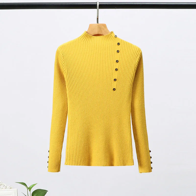 Long Sleeve Slim Knitted Top