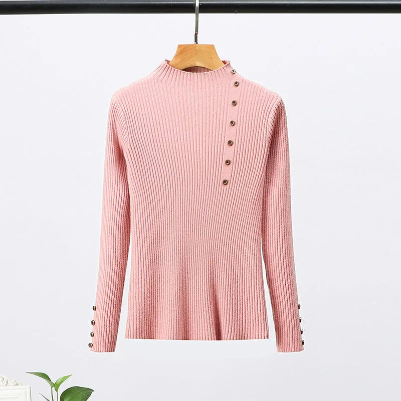 Long Sleeve Slim Knitted Top