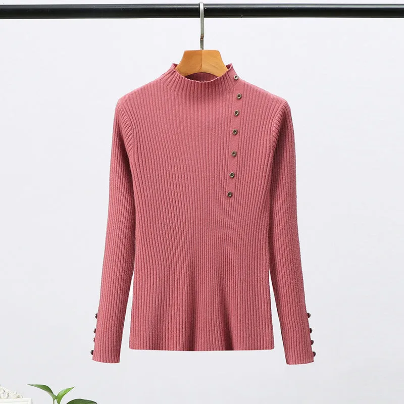 Long Sleeve Slim Knitted Top