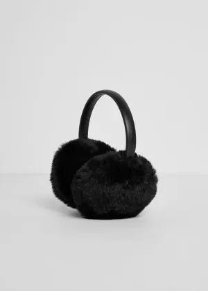 Mad Hatter Faux-Fur Earmuff - Black