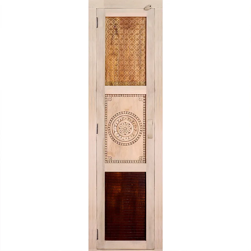 Manella Handcarved Single Door Wardrobe