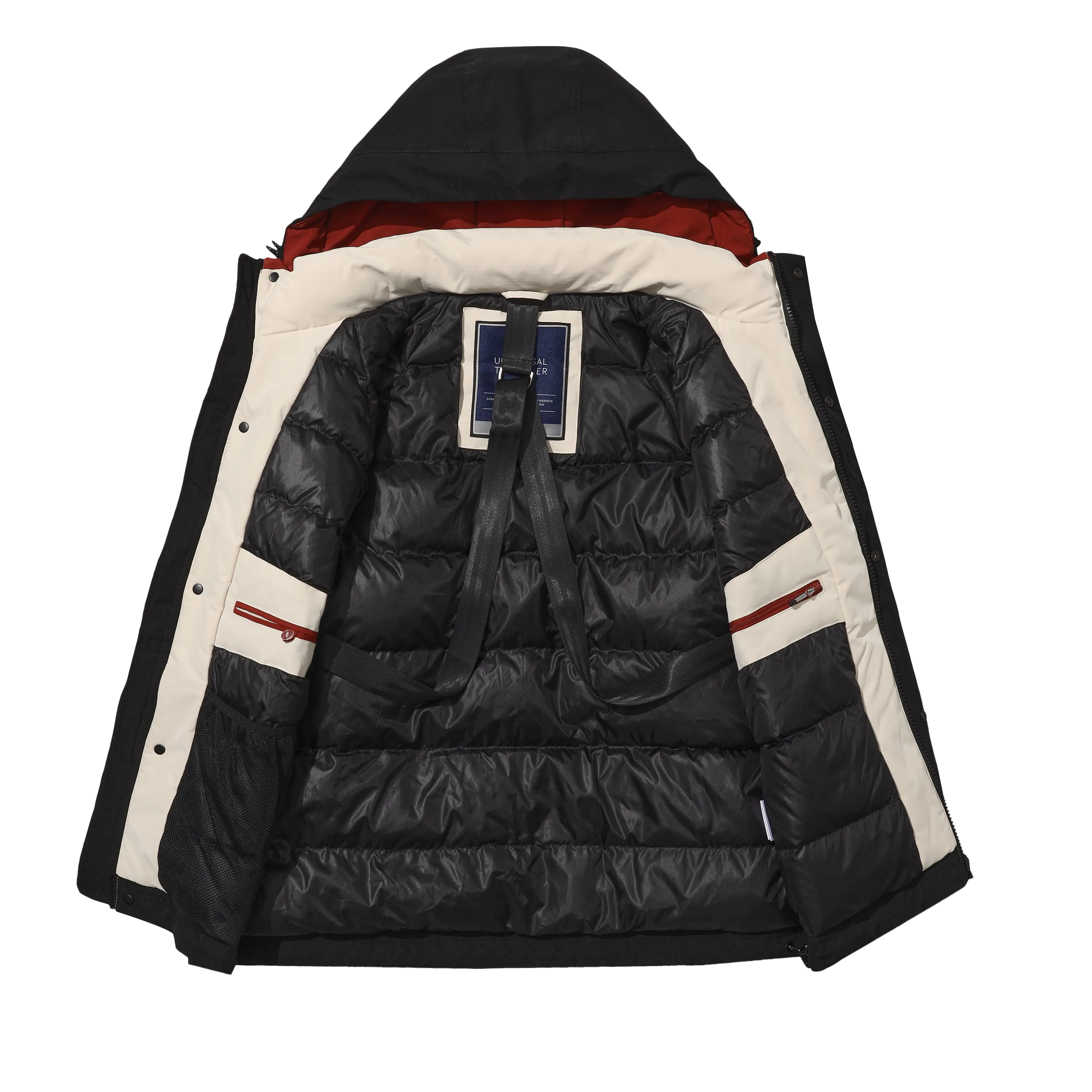 Men's Multi Color Down Jacket - Street Nomadic