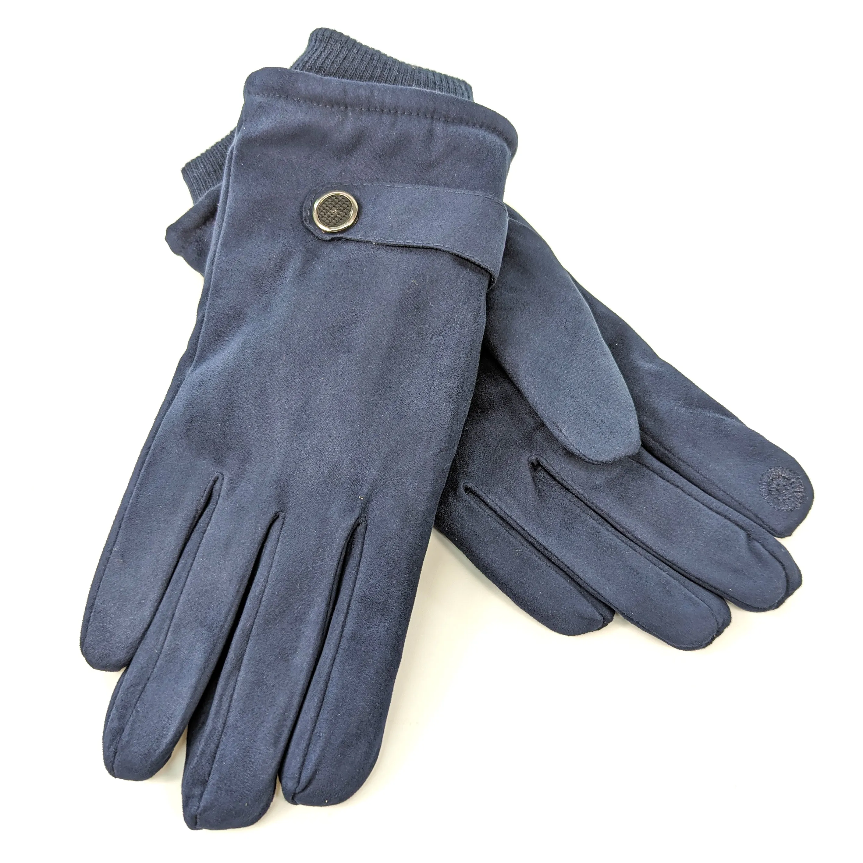 Mens Scarf & Glove Gift Set - Blue