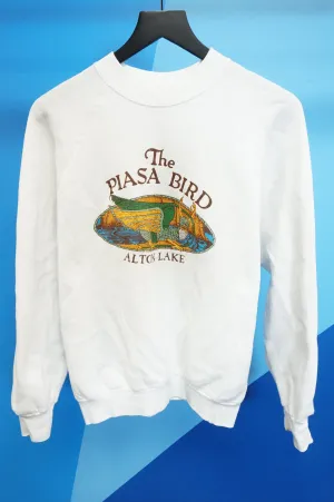 (M/L) Vtg The Piasa Bird Alton Lake Tourist Crewneck