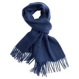 Navy Blue Cashmere Scarf