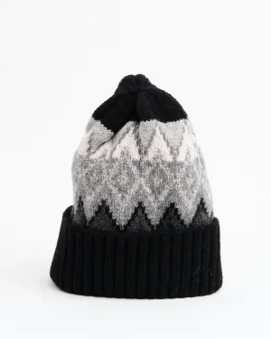 Nordic Beanie Pattern 2 Black