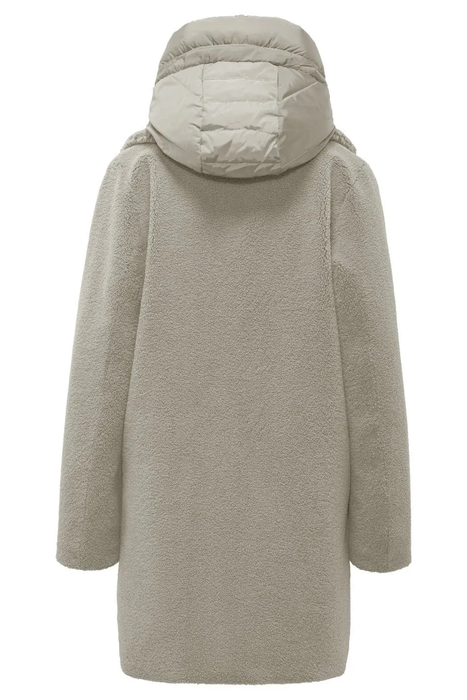 Odessa overcoat - cappotto in sherpa fleece bomboogie