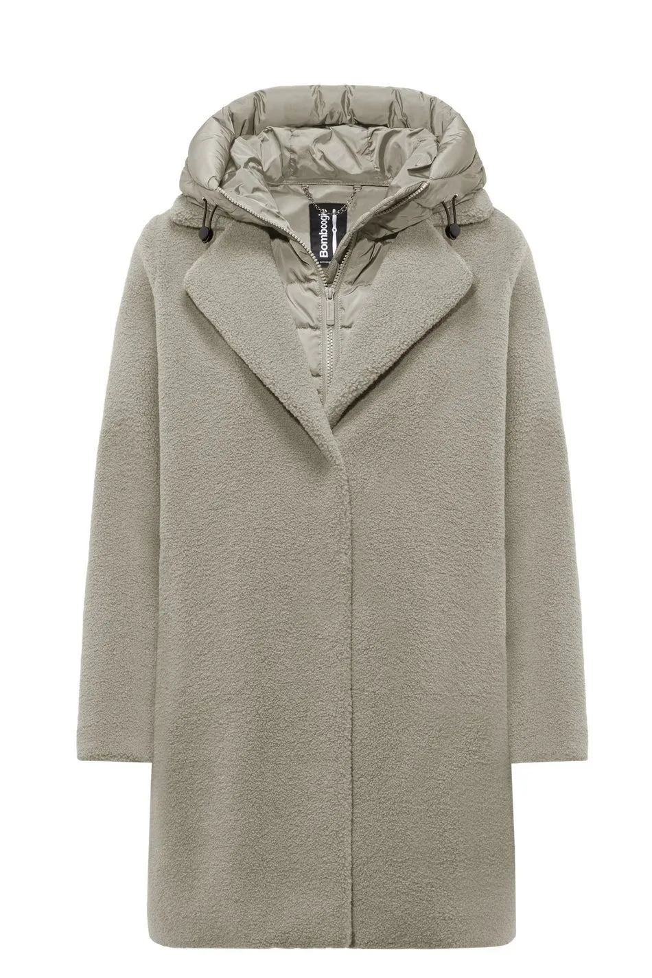 Odessa overcoat - cappotto in sherpa fleece bomboogie