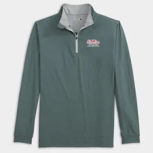 Ole Miss Athletics Foundation Heathered Venture Performance Quarter-Zip