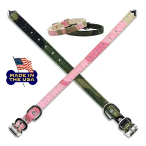 Perfect Camo Small Pet Dog Collar, Made in the USA