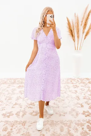 Perrie Midi Dress Periwinkle