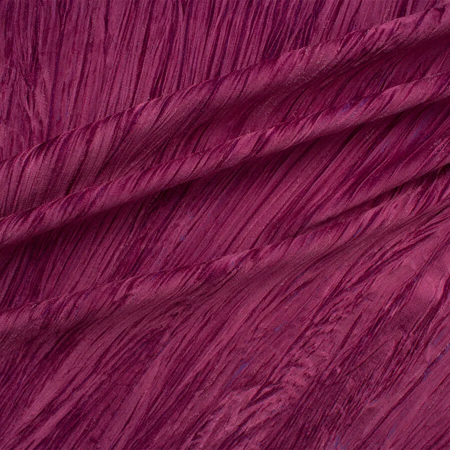 Plum Crushed Viscose Velvet