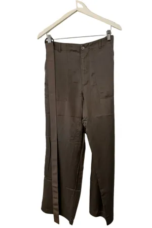 Porcini Silk Utility Pant