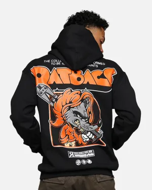 Rats Get Fat Ratbags Hoodie Black