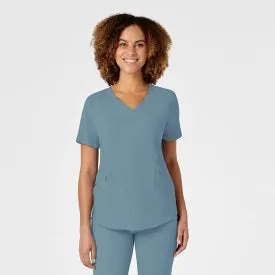 RENEW Women's V-Neck Scrub Top