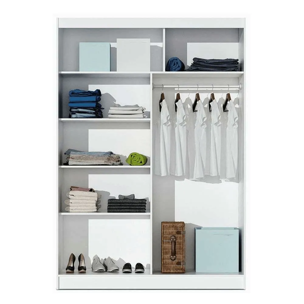 Seville 180cm Wardrobe White