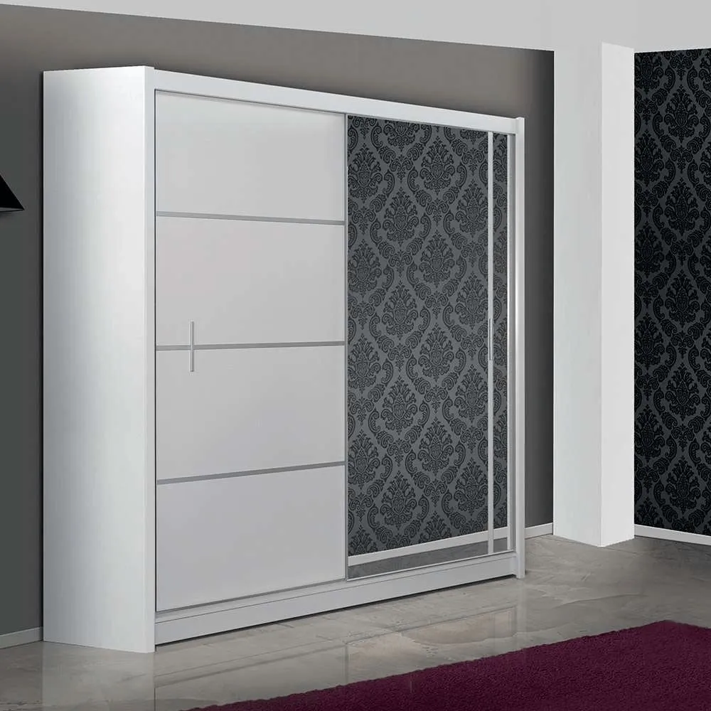 Seville 180cm Wardrobe White