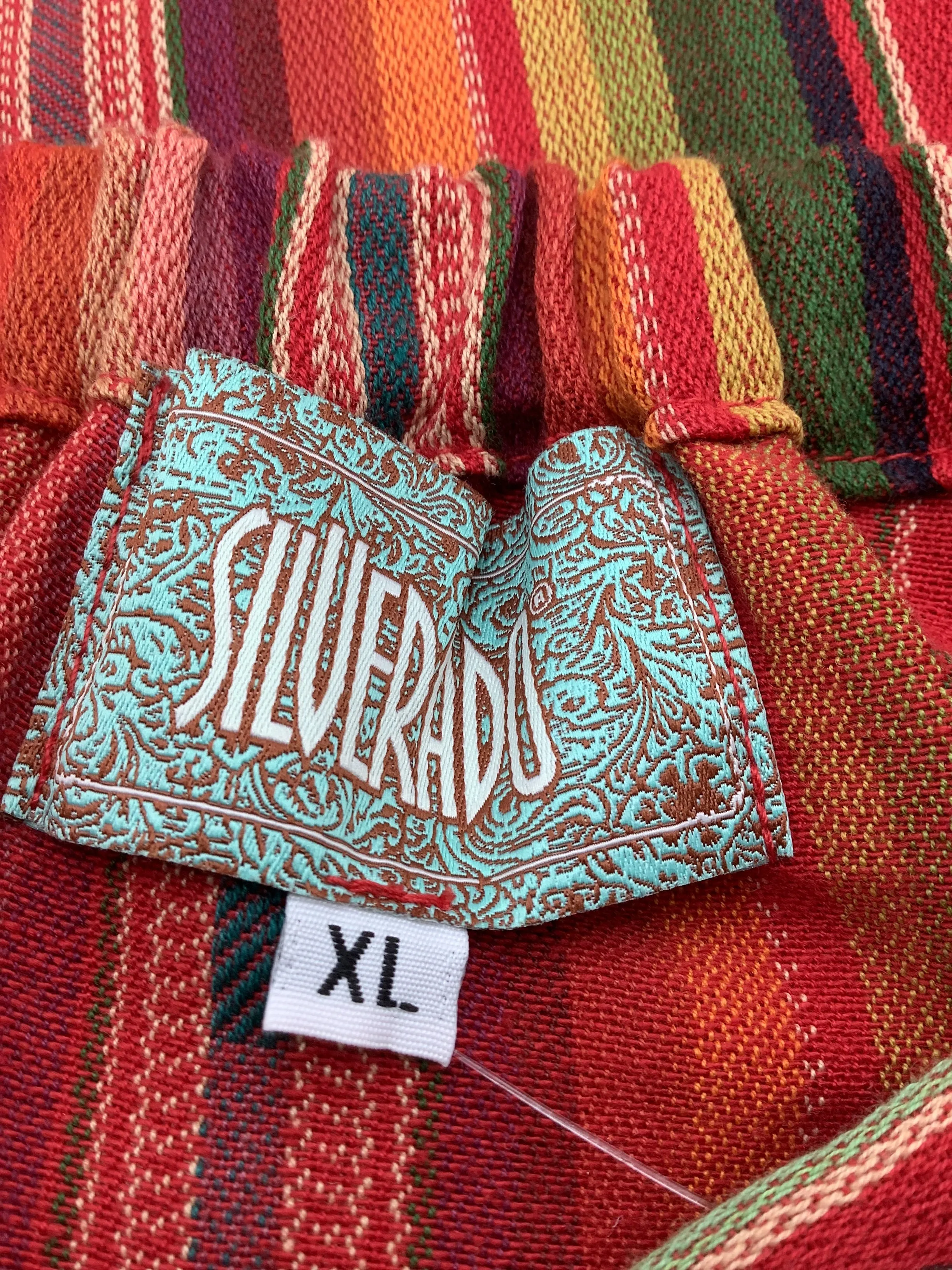 Silverado Top Striped Western Rese Serape Size: XL