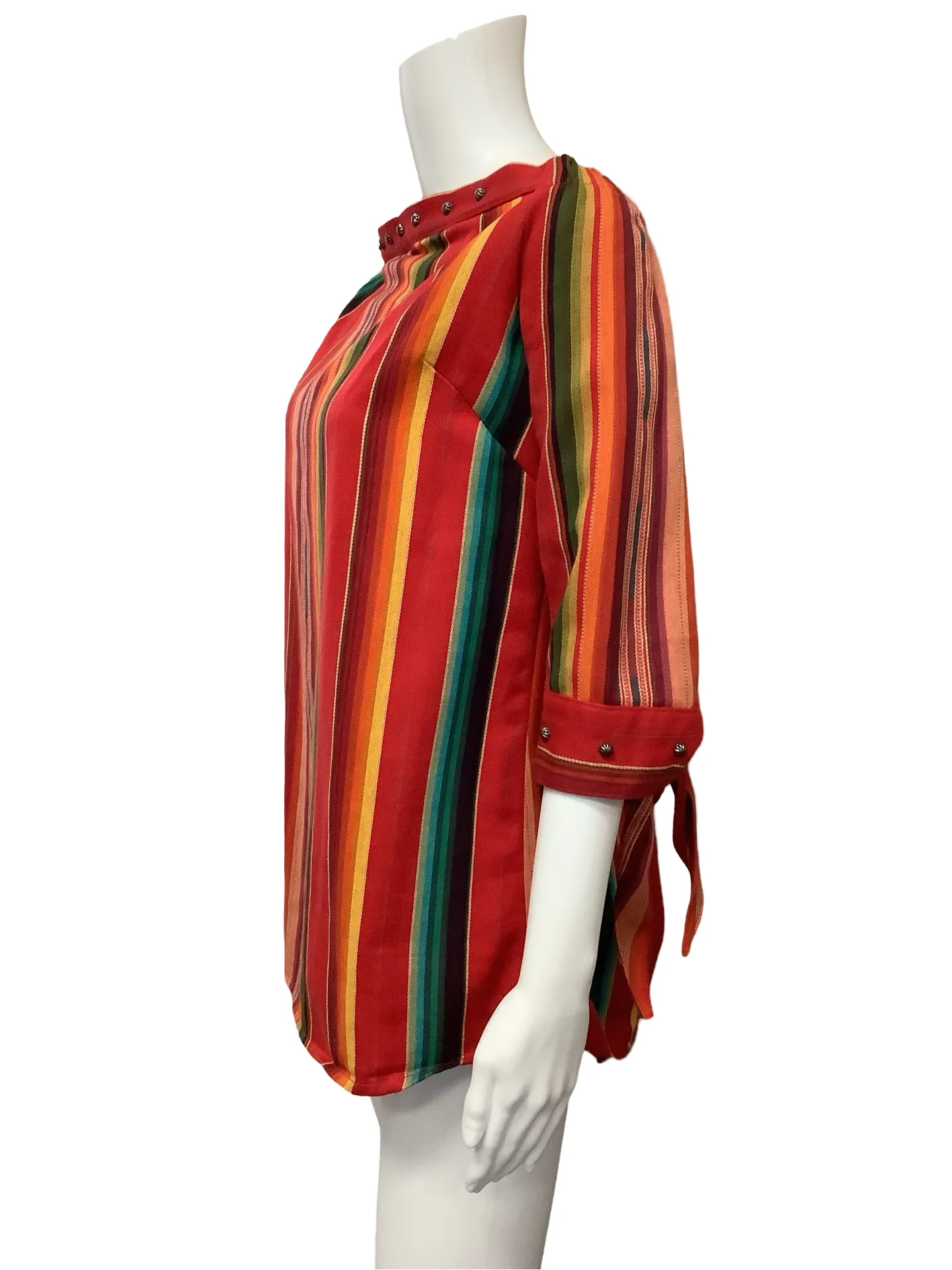 Silverado Top Striped Western Rese Serape Size: XL