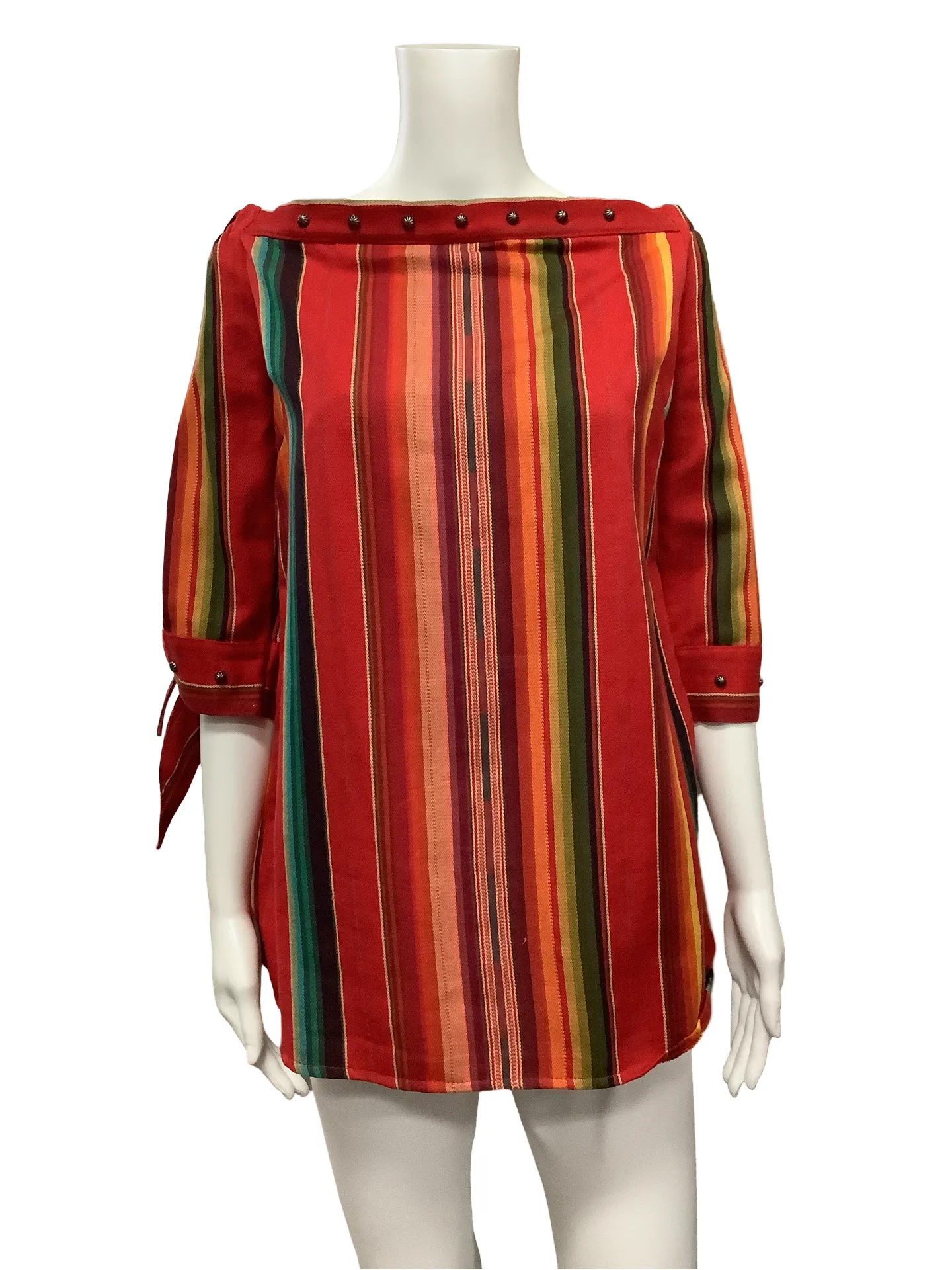 Silverado Top Striped Western Rese Serape Size: XL