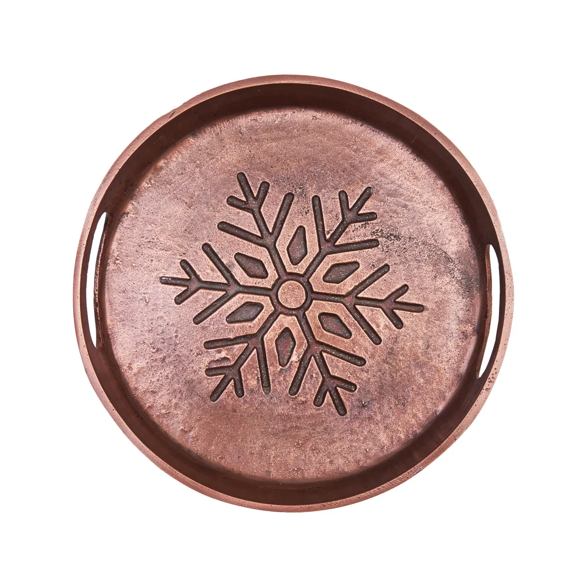 Snowflake Metal Tray