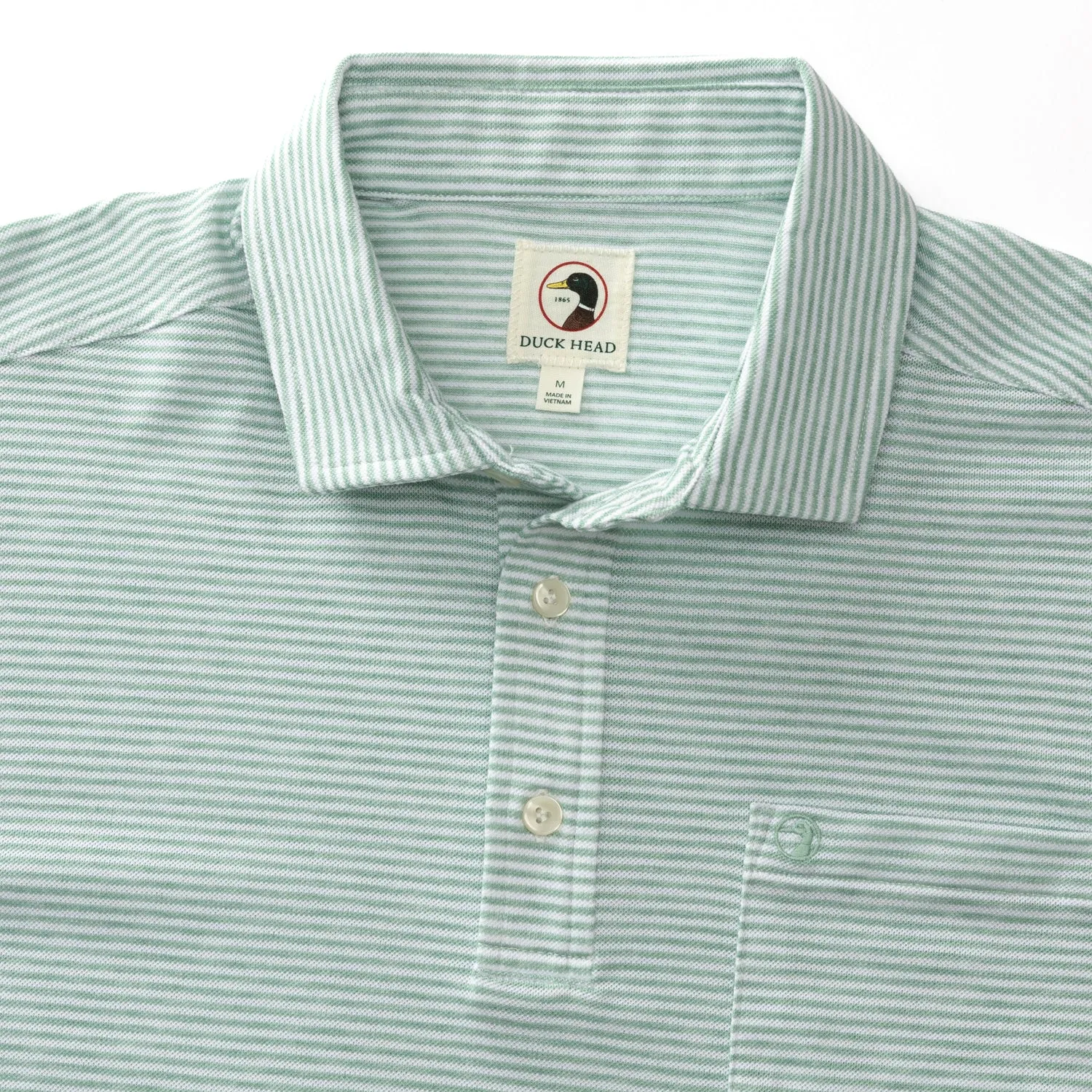 Summerford Stripe Performance Pique Polo