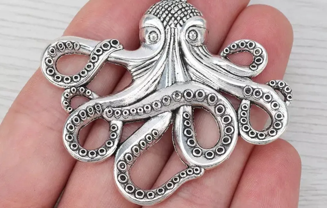 Sweater Clips Silver Octopus Cardigan Clasp Sweater Clip for Sweater Guard Clothing Fastener Birthday Gift for Mom Gift for Her by Fabulici