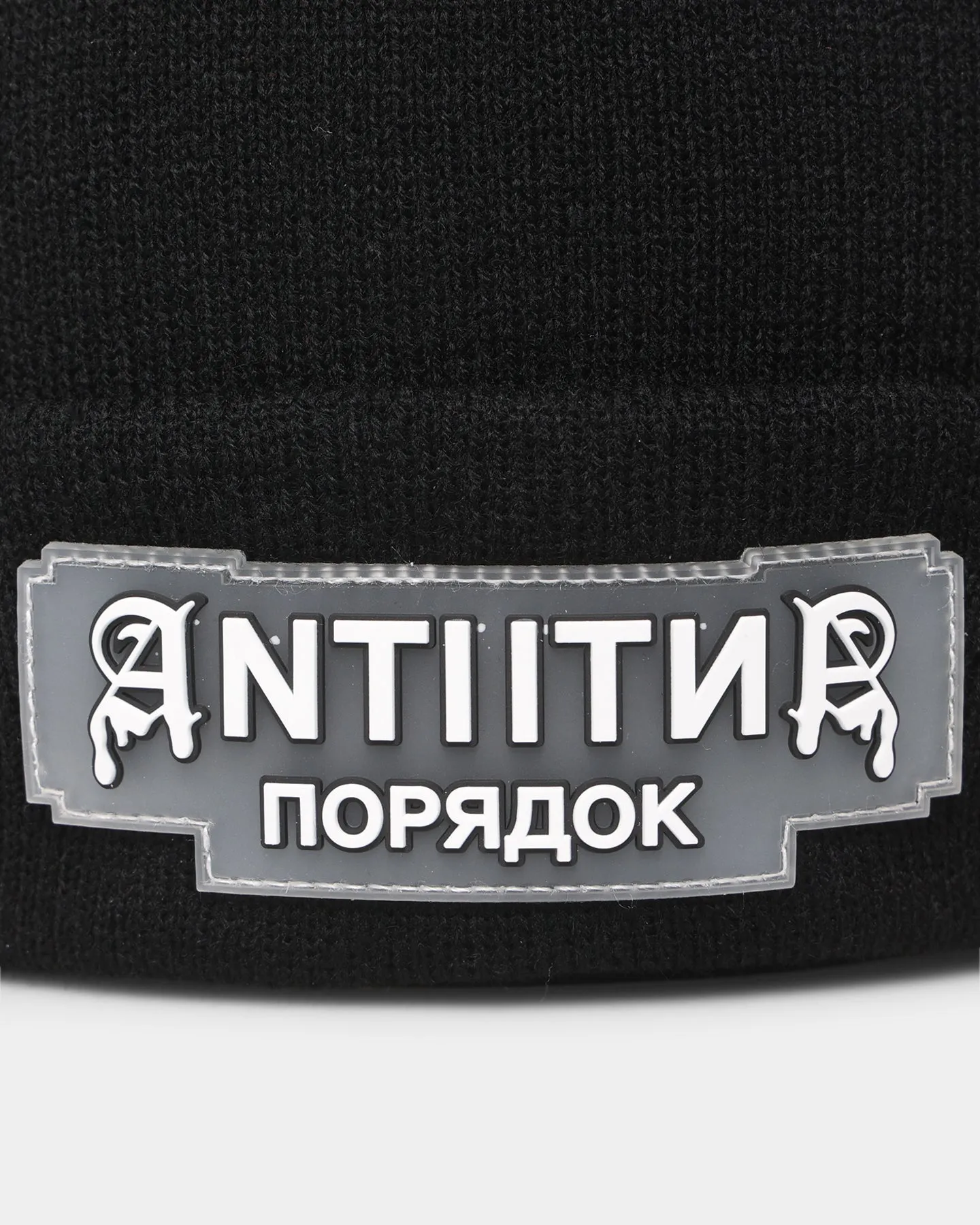 The Anti Order Glasnost Beanie Black