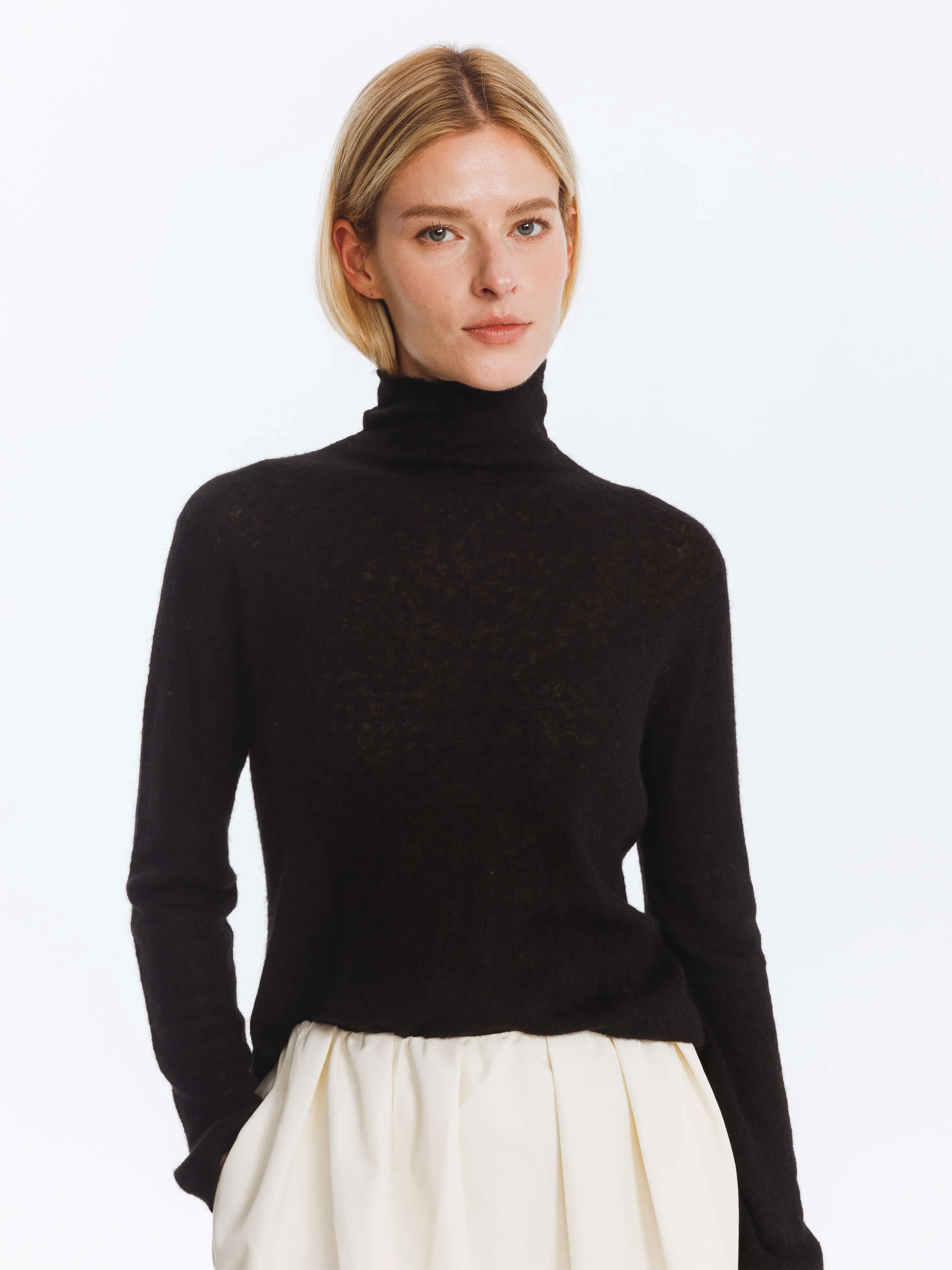 Thin Wool Long Sleeves Top