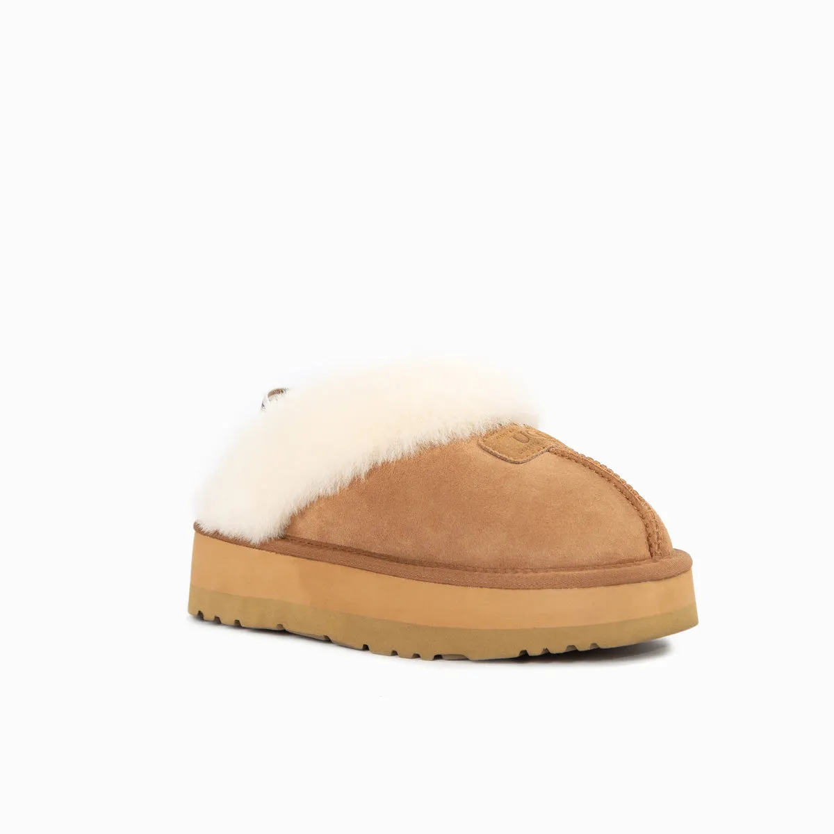 Ugg Coquette Platform Slipper (Elastic Backstrap)(Water Resistant)