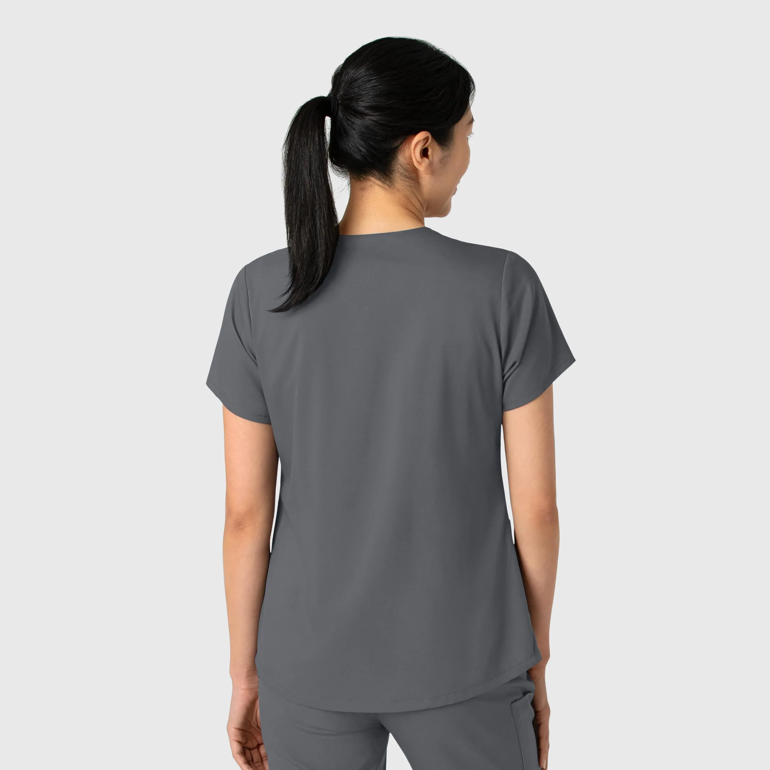 UMSL Boundless Women's 2-Pocket V-Neck Scrub Top With Logo