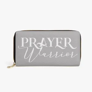 Uniquely You Wallet Zipper - Purse / Light Grey Prayer Warrior Print