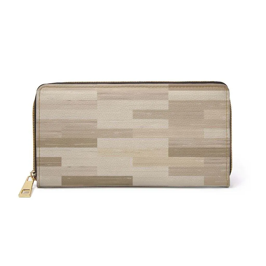 Uniquely You Womens Wallet - Zip Purse / Beige