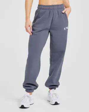 Varsity Oversized Joggers - Slate