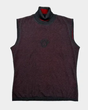 Versace 2-Layer Sleeveless Top 2000's