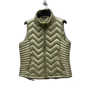 Vest Puffer & Quilted By Calvin Klein In Cream, Size: 1x