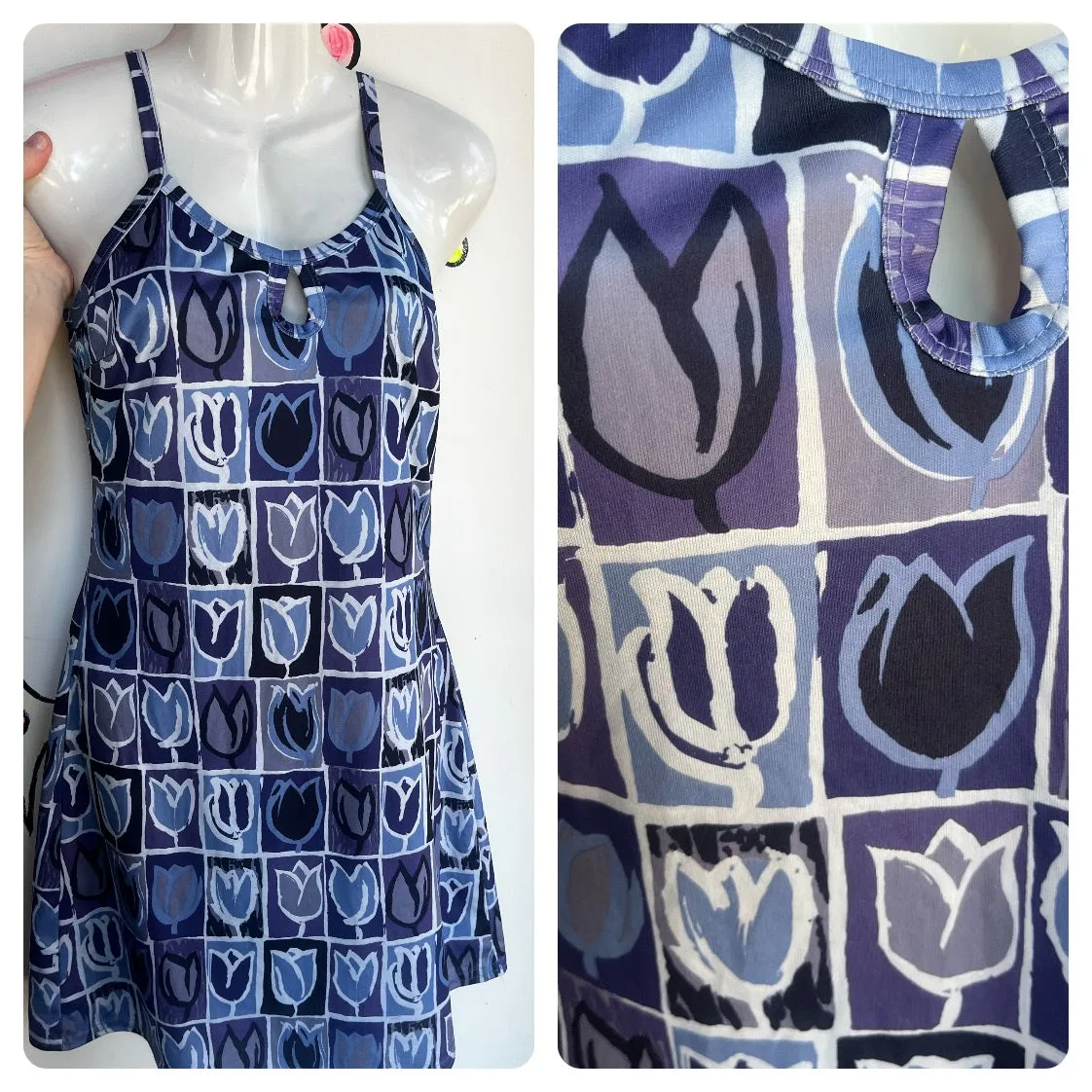 Vintage 90s Y2K | Slip Dress Fairy Grunge Pop Art Rave Emo | Small