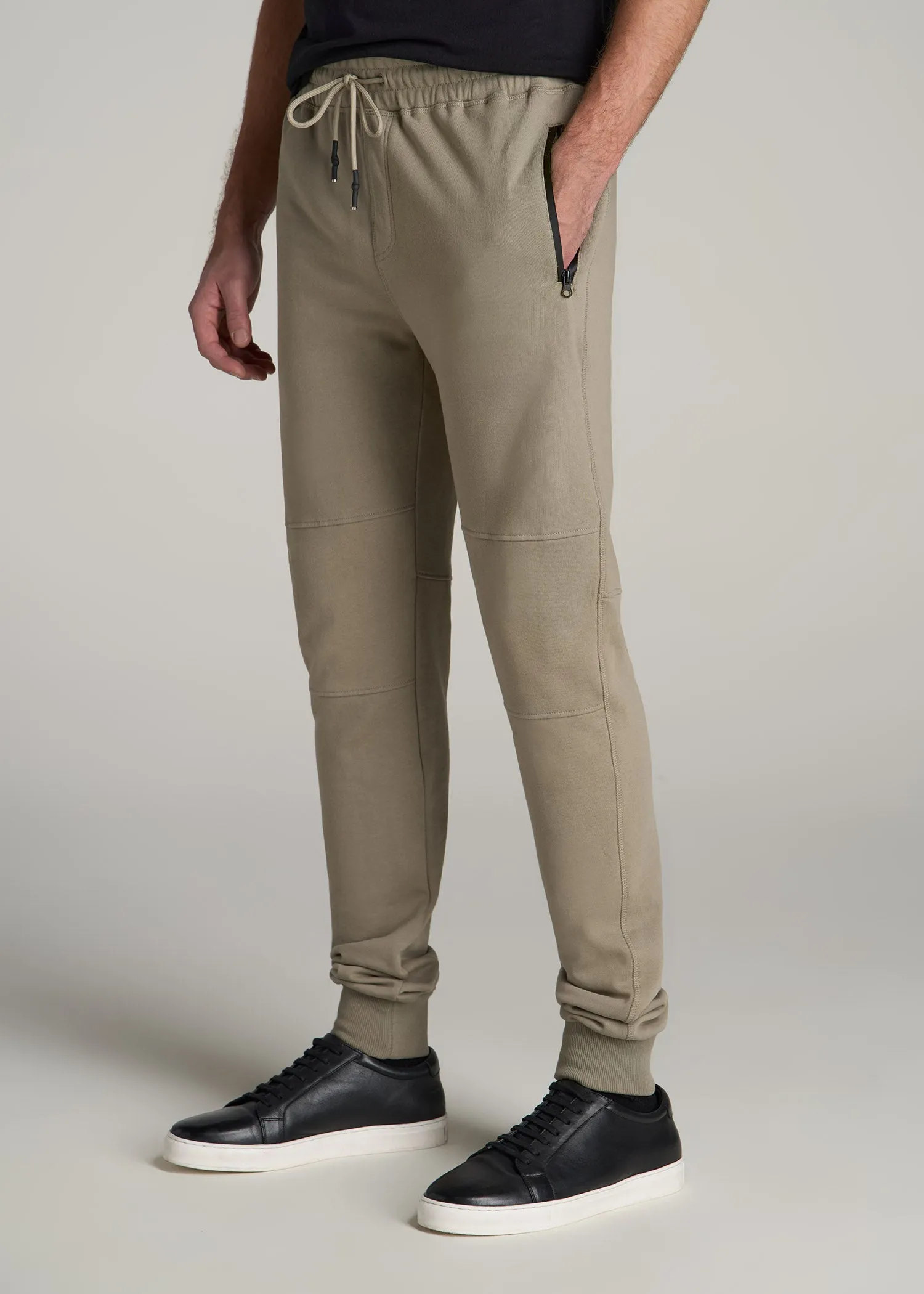 Wearever French Terry Men's Tall Joggers in Khaki