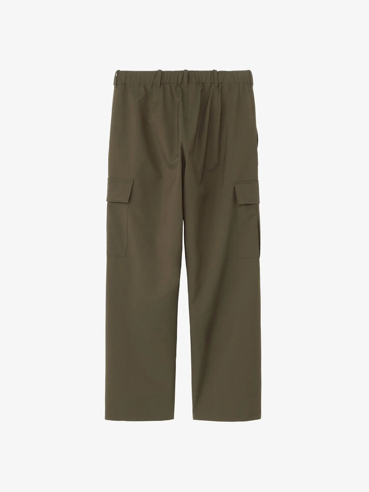 Wool Blend Twill Cargo Pants