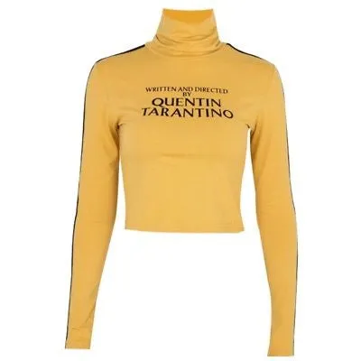 Written and directed by Quentin Tarantino turtle neck crop top